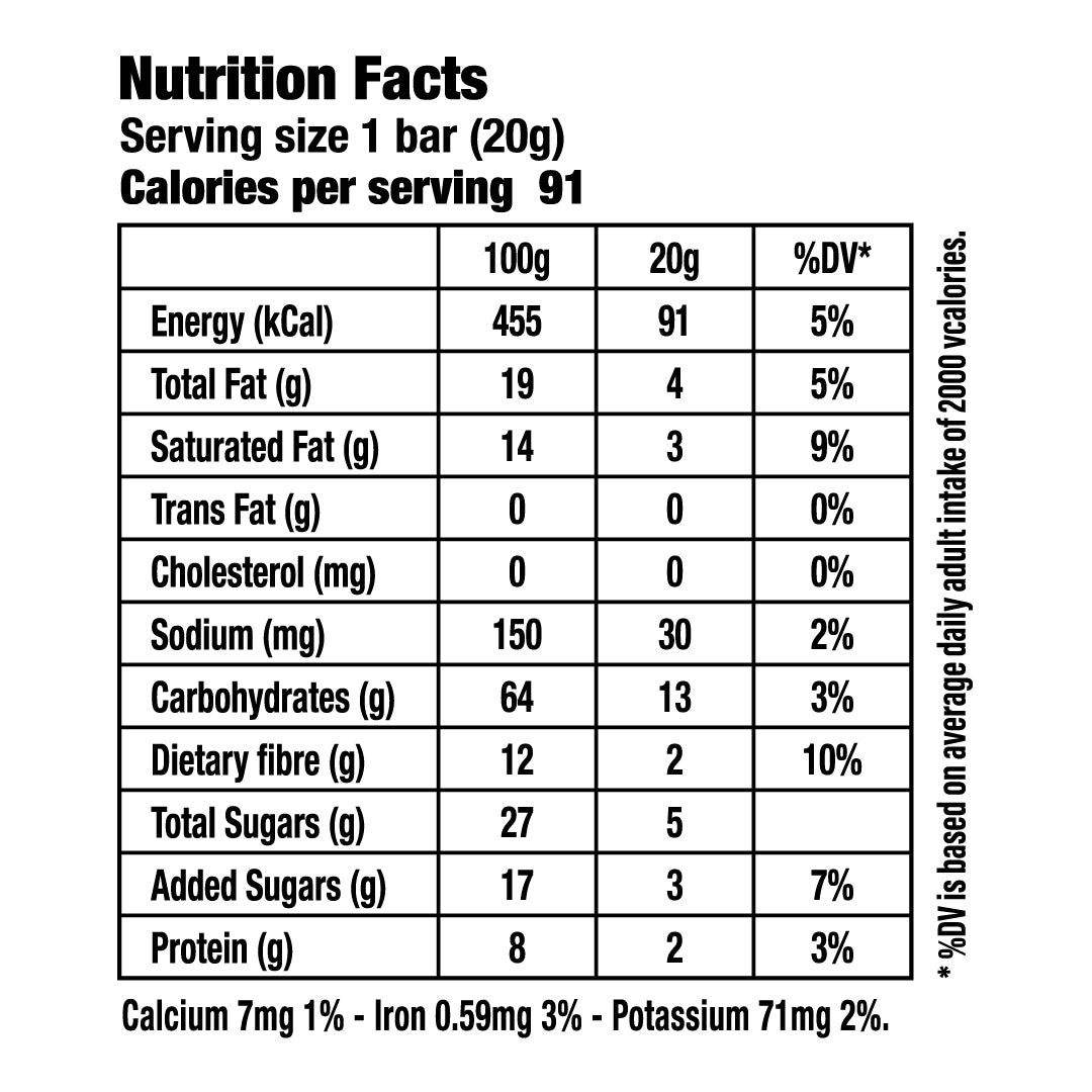 Box of 12 Kids Snack Bars (20g x 12)