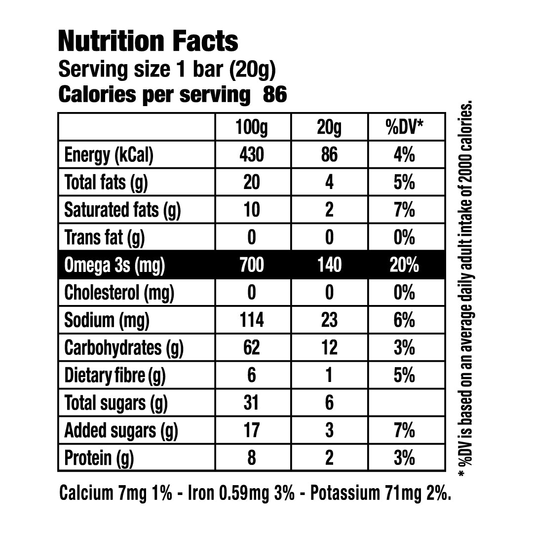 Box of 12 Kids Snack Bars (20g x 12)