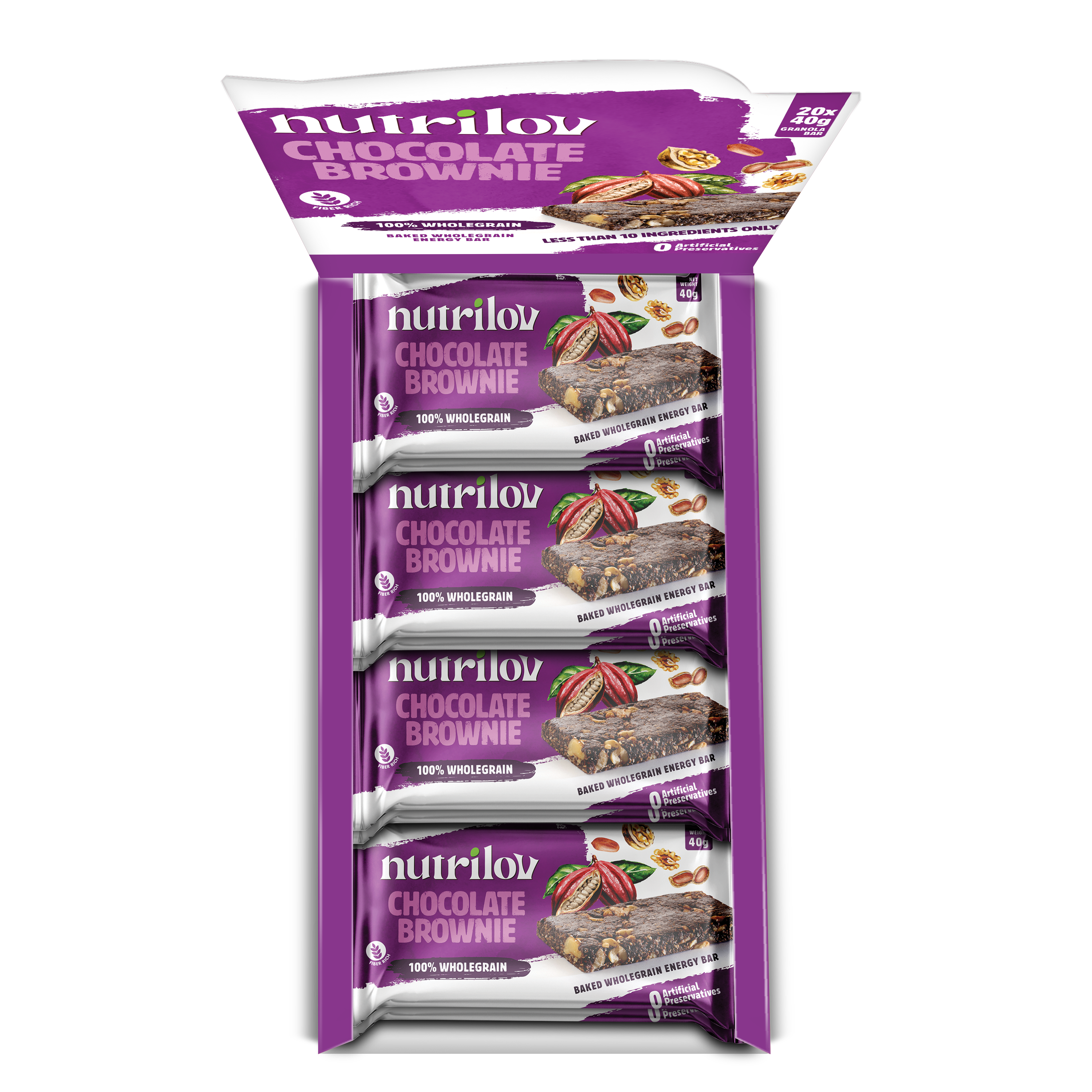 Chocolate Brownie Granola Bar 40g x 20 Bars