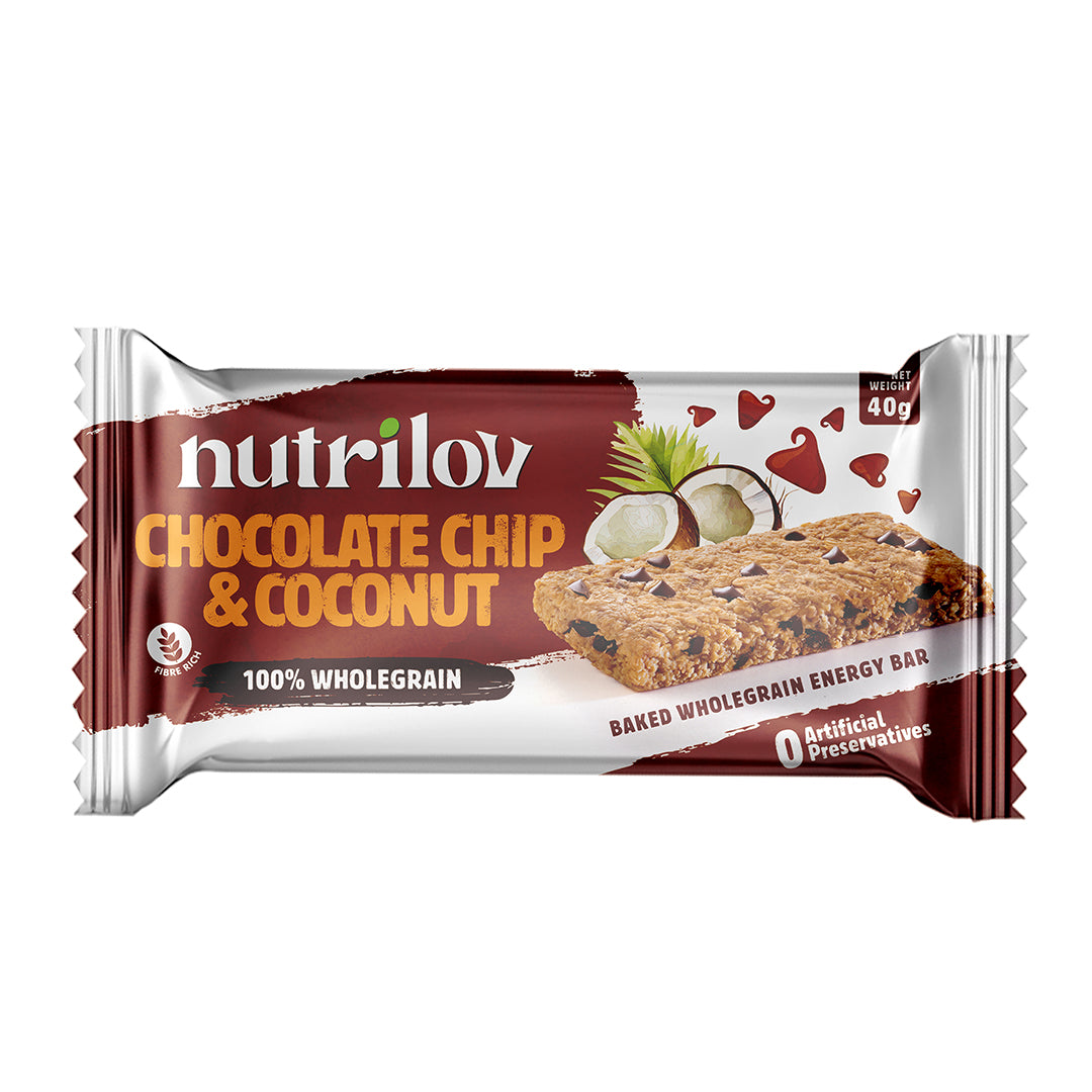 CHOCOLATE CHIP & COCONUT GRANOLA BAR 40G
