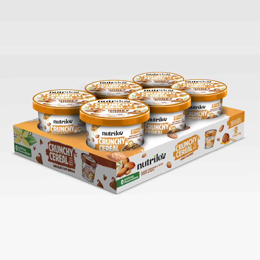 Tray of 6 Crunchy Cereal Cups