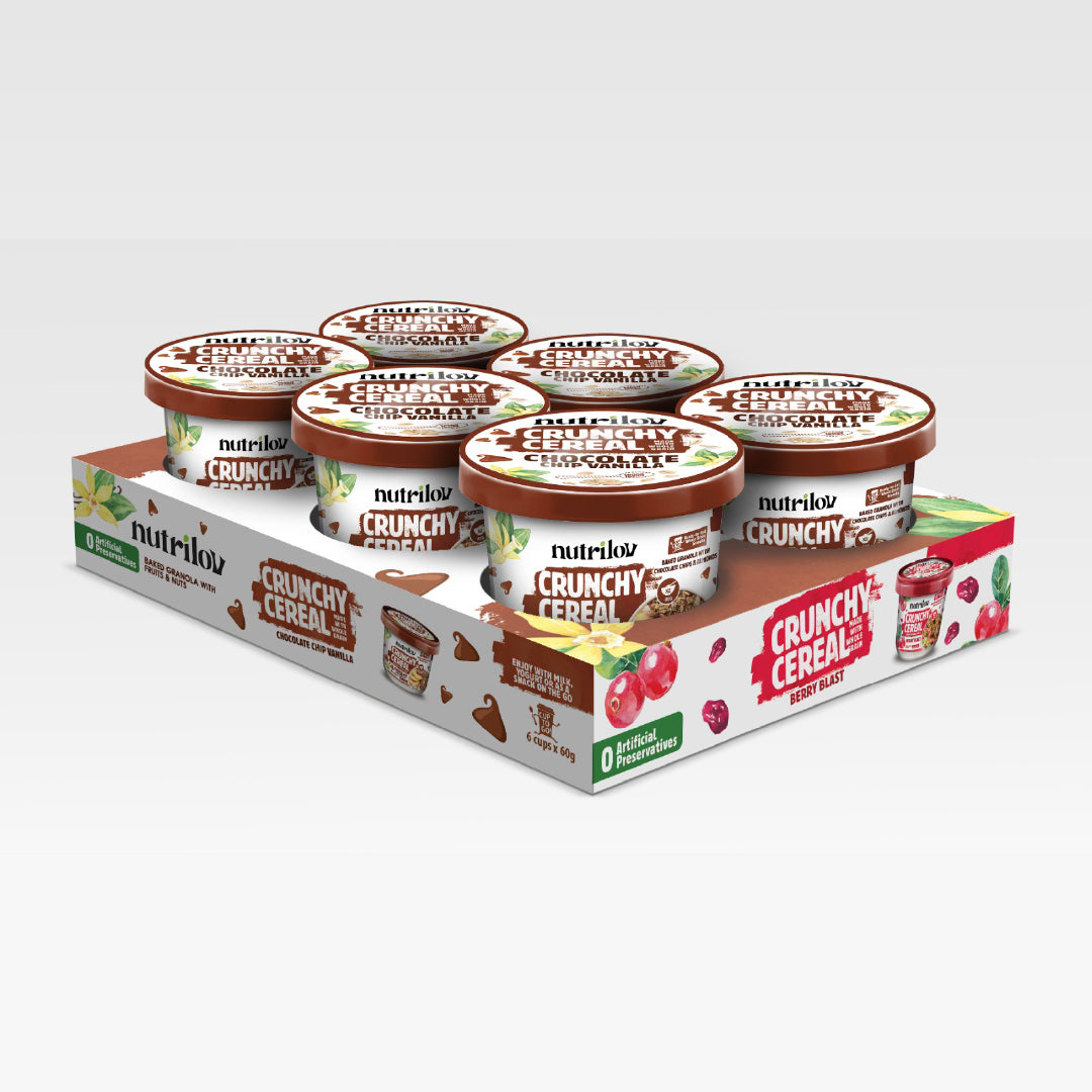 Tray of 6 Crunchy Cereal Cups