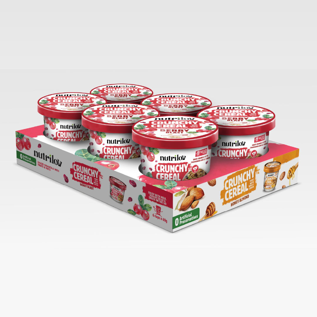 Tray of 6 Crunchy Cereal Cups