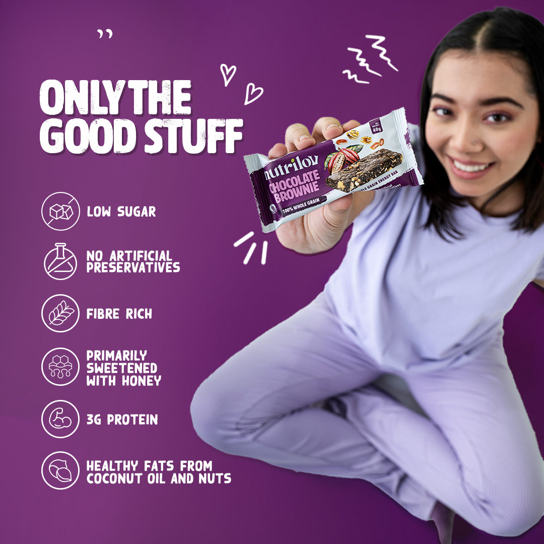 CHOCOLATE BROWNIE GRANOLA BAR 40G