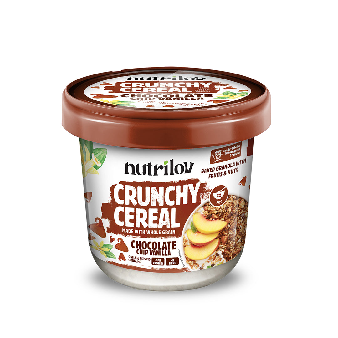 Crunchy Cereal Chocolate Chip Vanilla 70g Cup