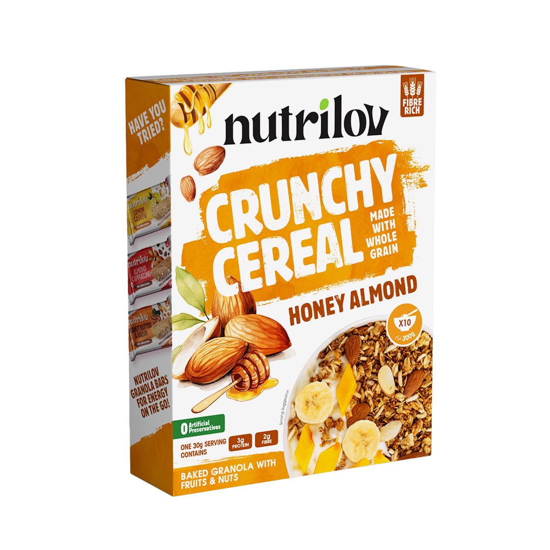 Crunchy Cereal Honey Almond 300g Box