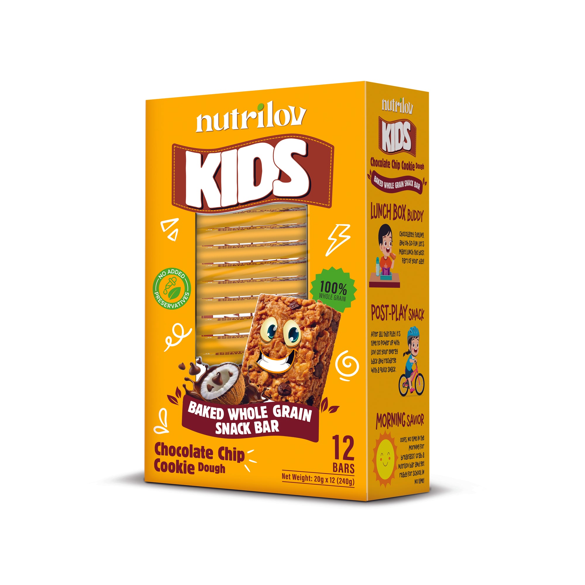 Box of 12 Kids Snack Bars (20g x 12)