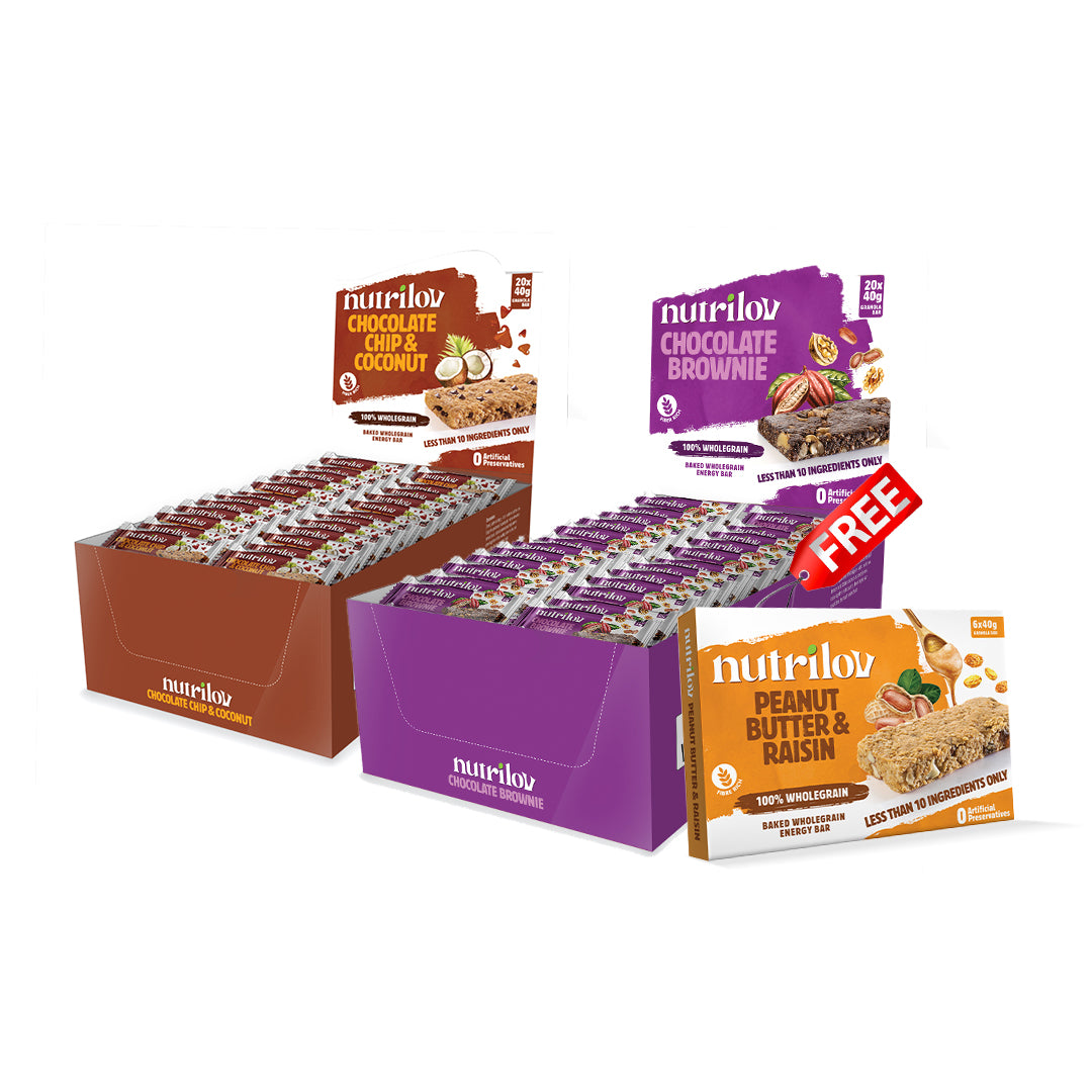 Buy 2 (20 bars) Boxes And Get 1 (6 Bar) Box Free - 46 Granola Bars