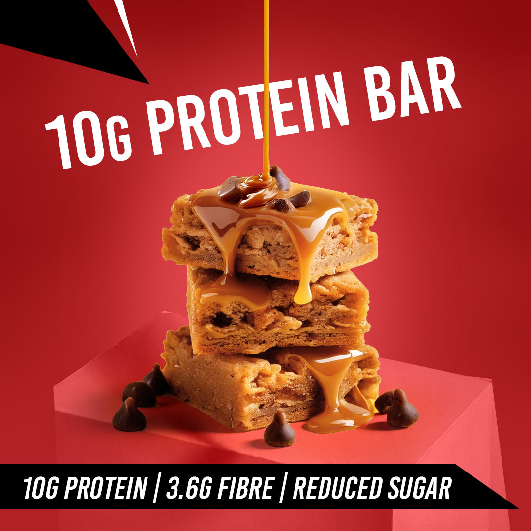 Nutrilov Protein Peanut Butter & Chocolate Chip Bar 50g X 6 Bars (10G Protein/Bar)