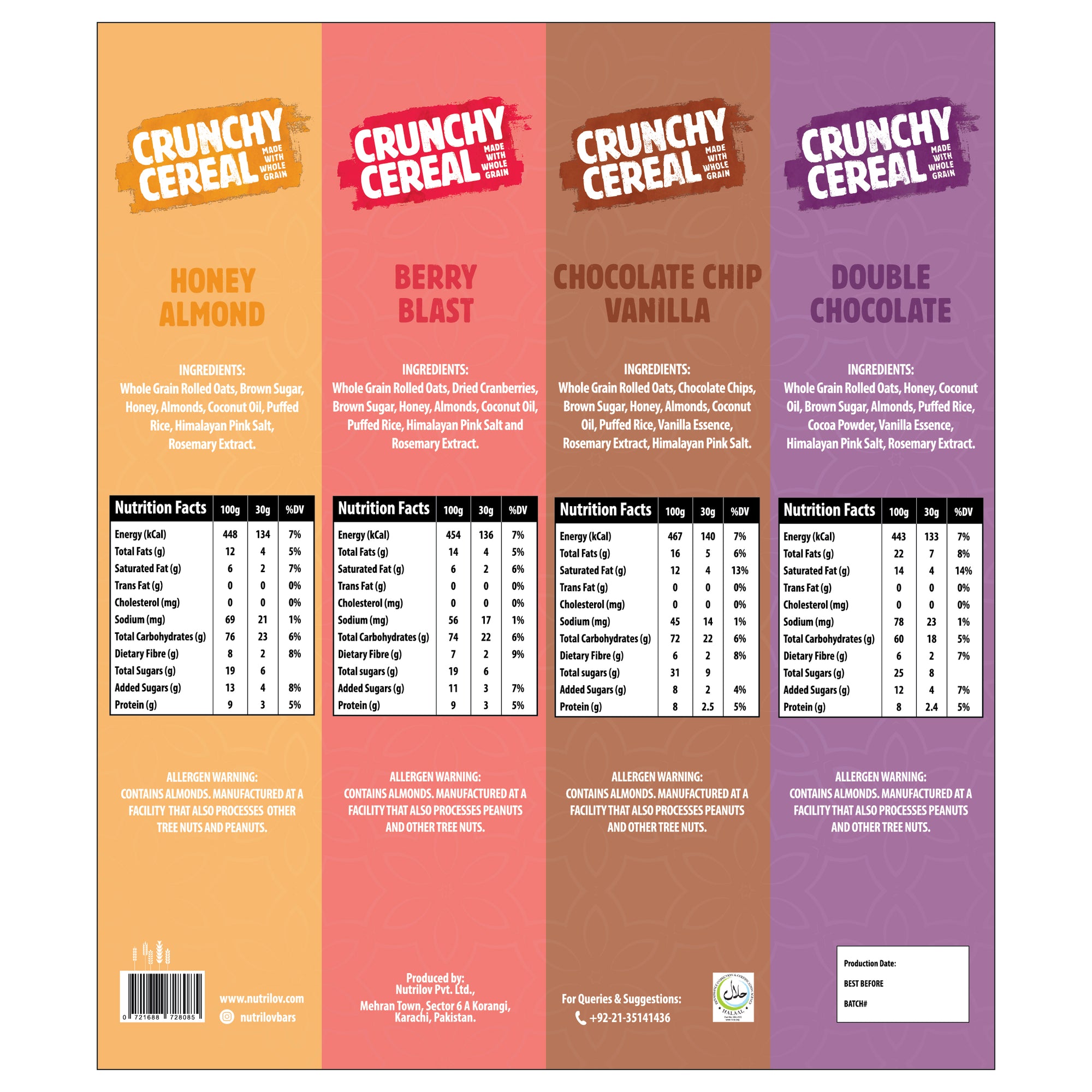 RAMZAN VARIETY PACK - 4 CEREAL BOXES (300G)