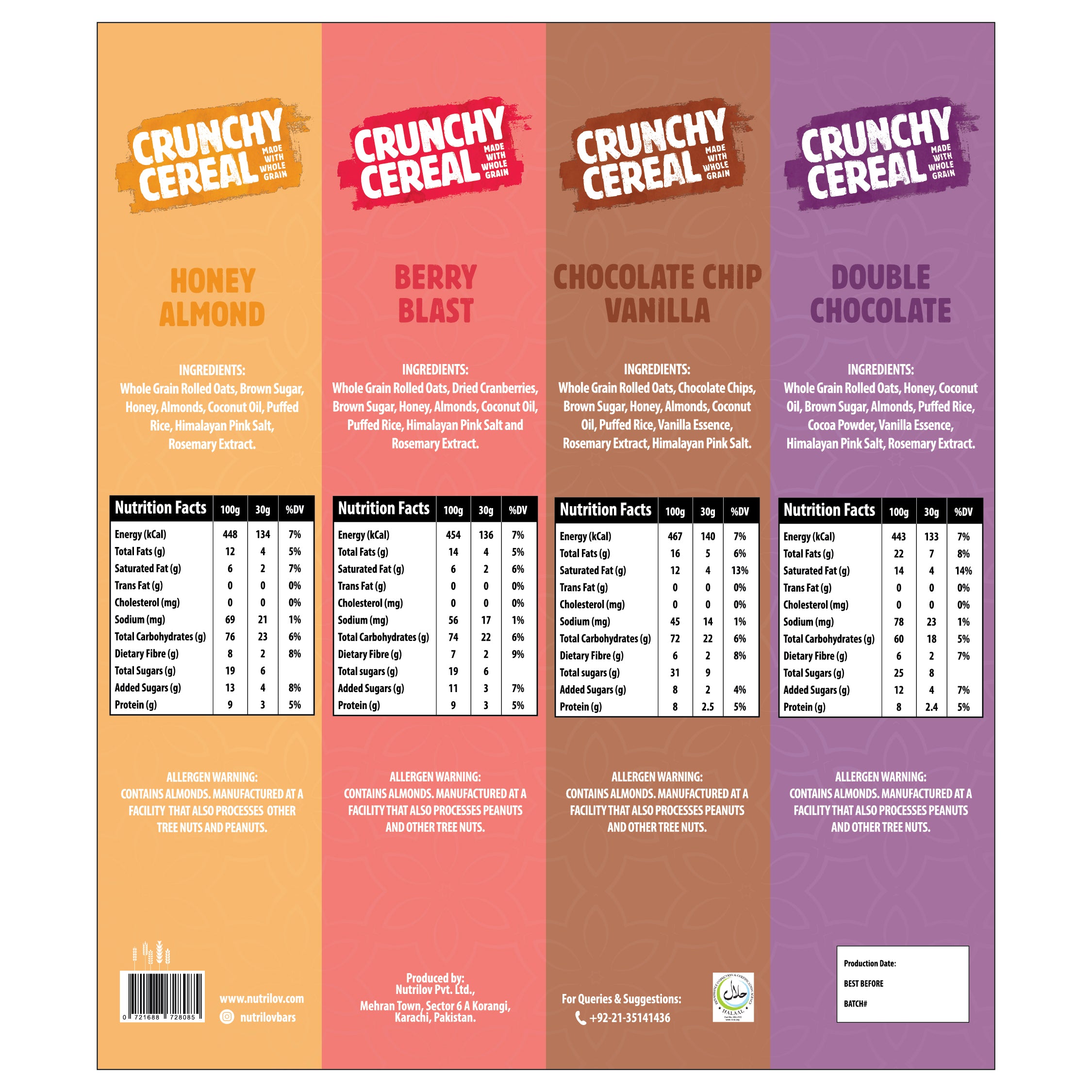 RAMZAN VARIETY PACK - 4 CEREAL BOXES (300G)