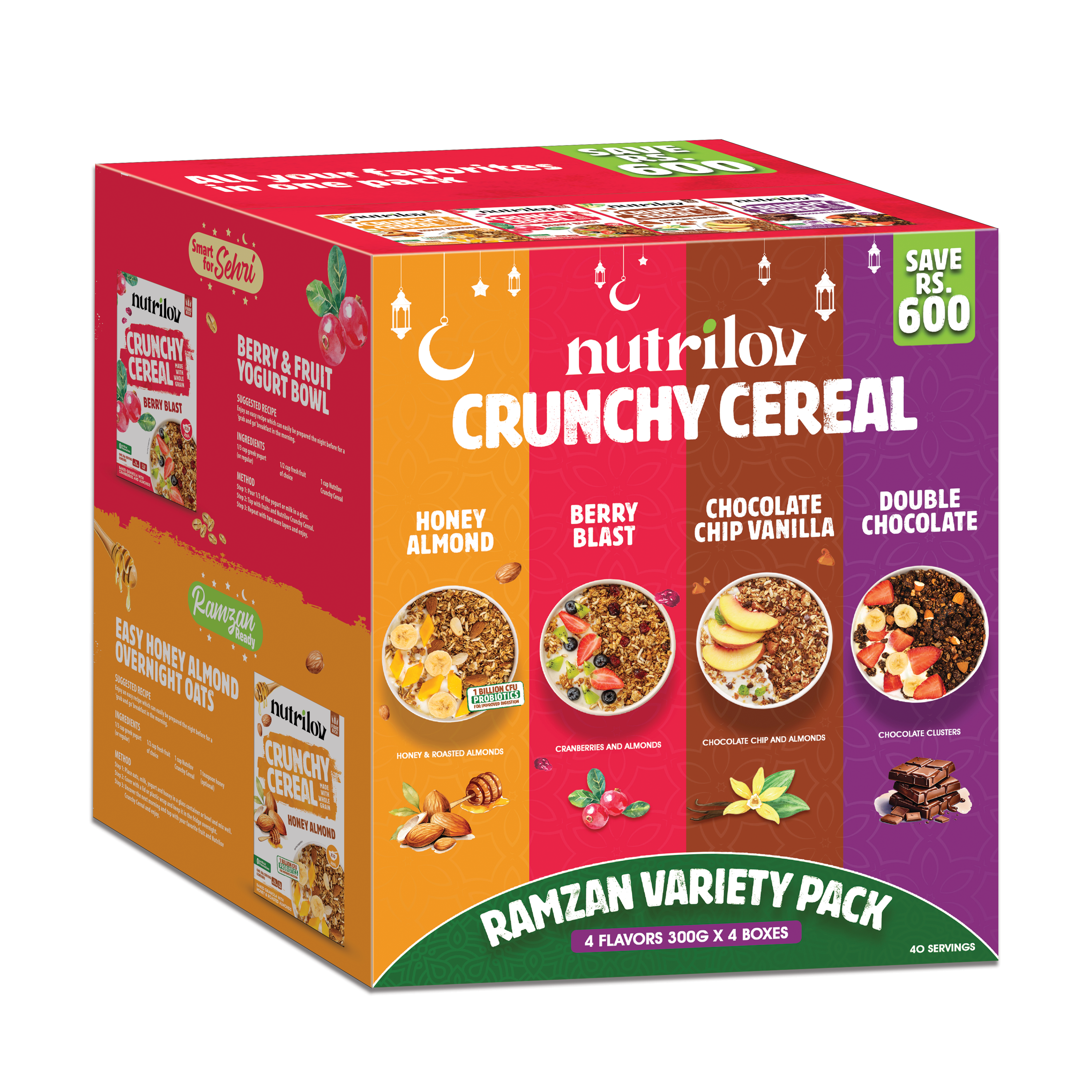 RAMZAN VARIETY PACK - 4 CEREAL BOXES (300G)