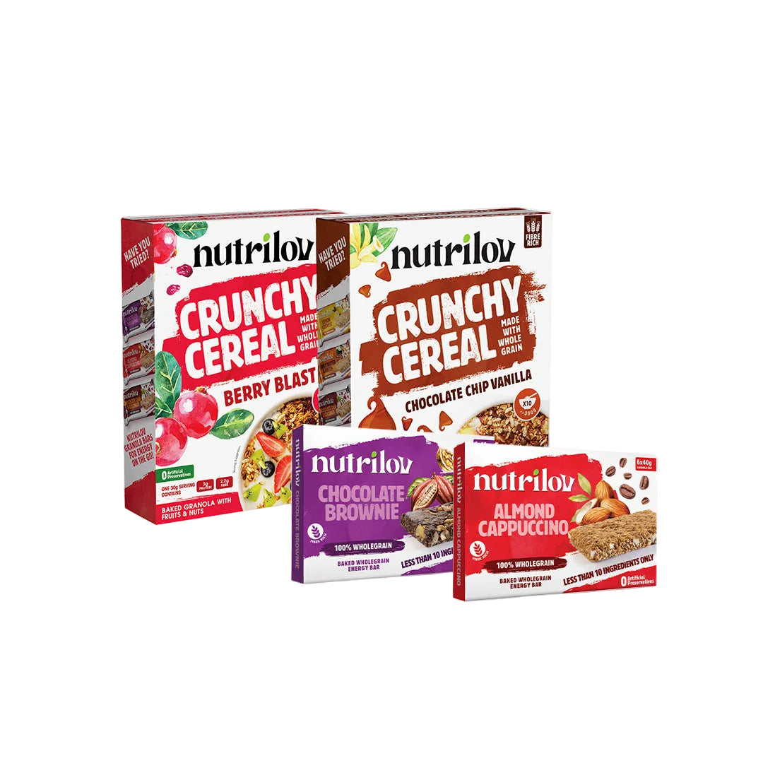 On The Go Goodness - Any Two 300g Cereal Boxes, 12 Granola Bars
