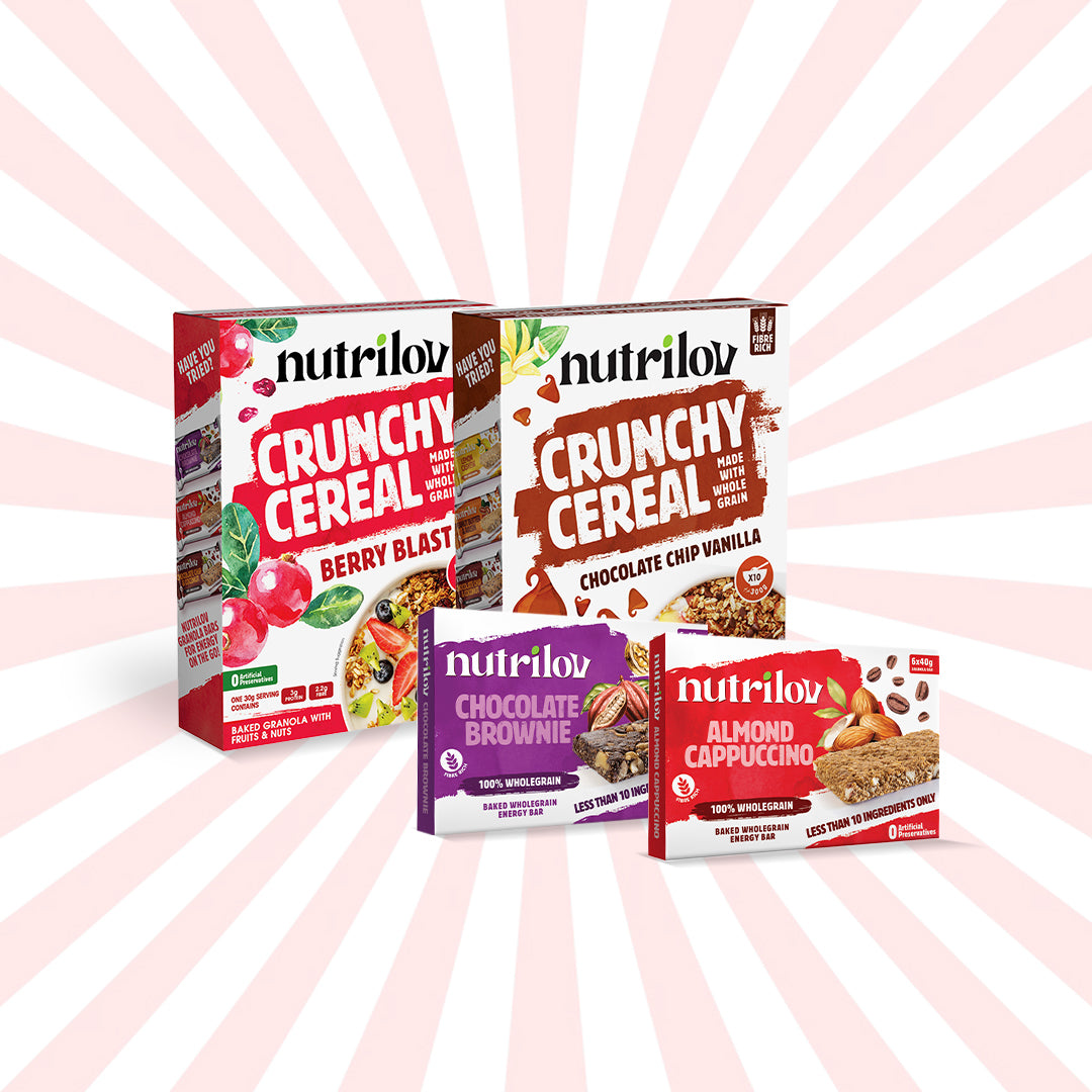 On The Go Goodness - Any Two 300g Cereal Boxes, 12 Granola Bars