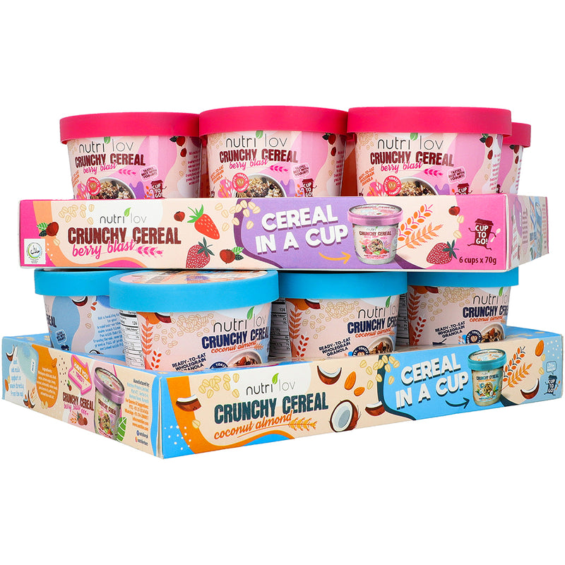 On The Go Bundle - Buy 2 Trays Of 6 Cereal Cups Of Your Own Choice