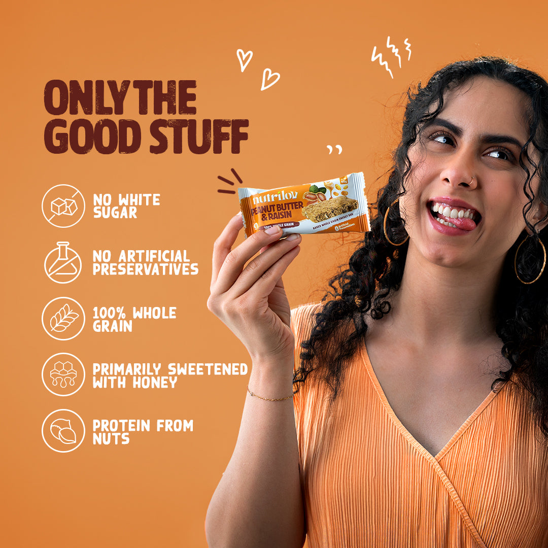 PEANUT BUTTER & RAISIN GRANOLA BAR 40G