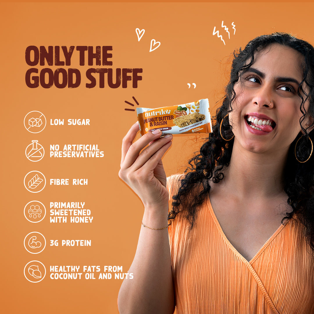 PEANUT BUTTER & RAISIN GRANOLA BAR 40G