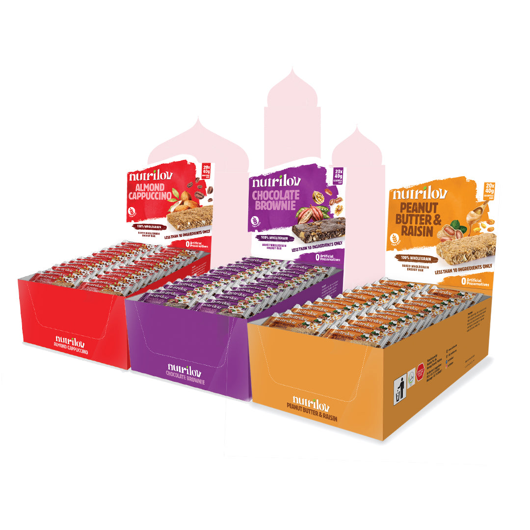 Post Iftar Fuel-Up Bundle -  Any three 20 bar boxes