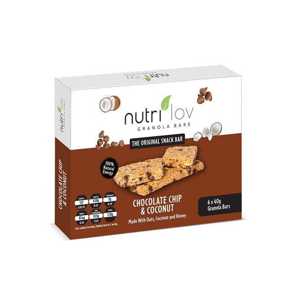 Nutrilov Chocolate Chip & Coconut Granola Bar
