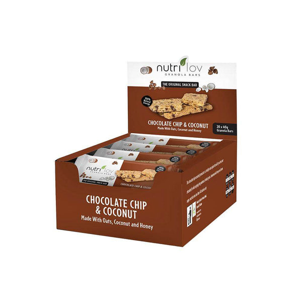 Nutrilov Chocolate Chip & Coconut Granola Bar