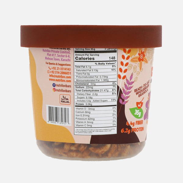 Nutrilov Crunchy Cereal Chocolate Chip Vanilla 70g Cup