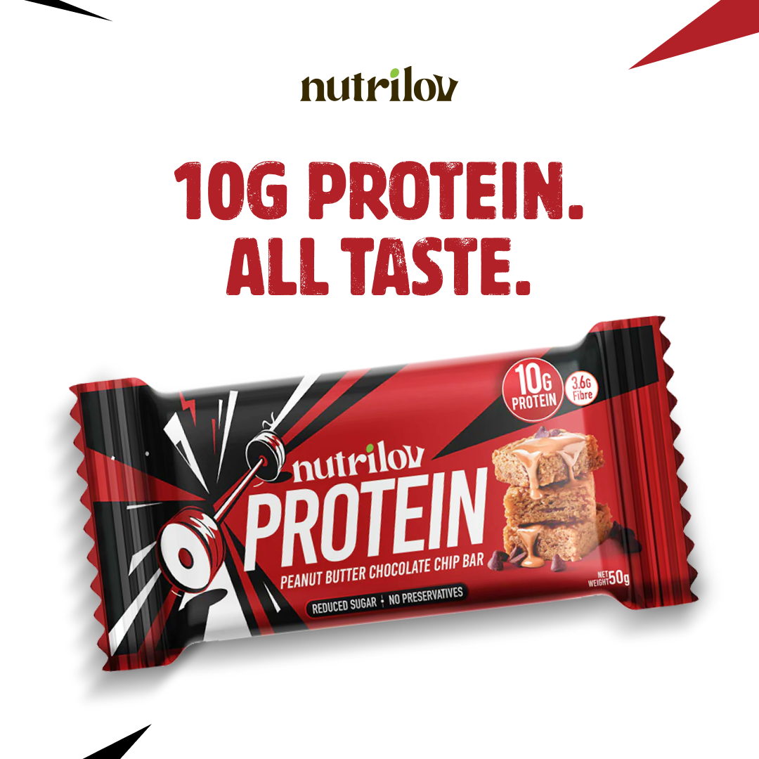 Nutrilov Protein Bar, 10g protein, all taste